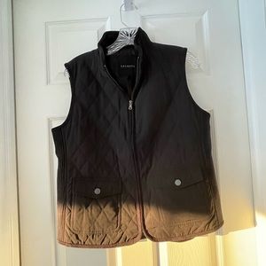 Talbots black womens vest size Medium.